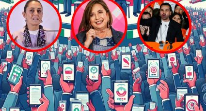Sheinbaum, Gálvez o Álvarez Máynez ¿cómo van en redes sociales al arranque de las campañas?