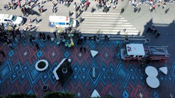 Hombre intenta aventarse desde edificio de Gobierno de la CDMX