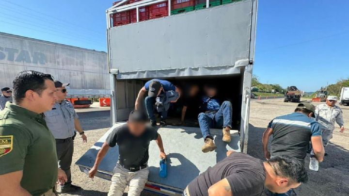 Con Rayos X detectan a 64 migrantes dentro de camionetas en Veracruz