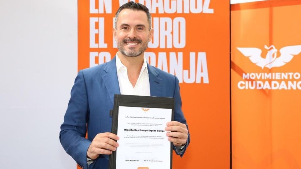 Movimiento Ciudadano anuncia a Polo Deschamps como candidato a gobernador de Veracru