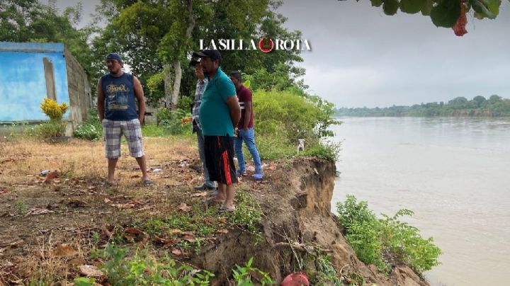 "La verdad tengo miedo": Colima, el ejido que se devora poco a poco, el río Samara, en Tabasco
