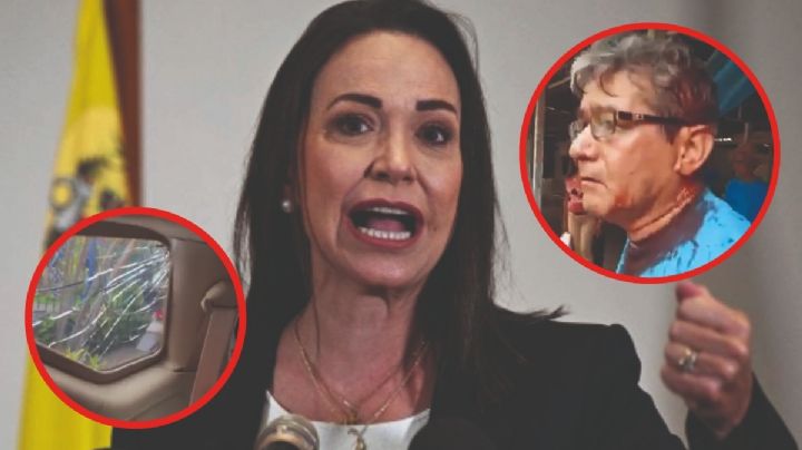 Atacan, con palos y piedras, al equipo de María Corina Machado y simpatizantes