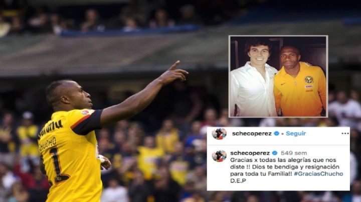 Así lucía Checo Pérez cuando despidió a Chucho Benítez, americanista que murió sorpresivamente