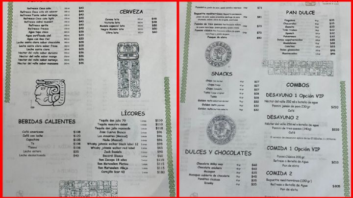 Tren Maya: ¿Cuánto cuesta cada platillo del menú?