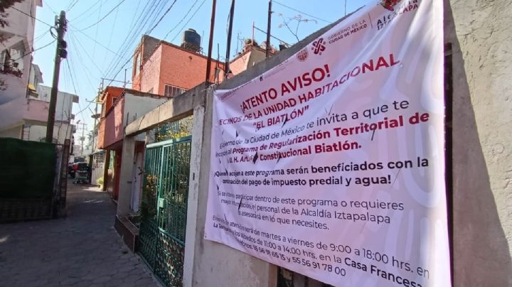 "Han venido políticos y nos prometen que nos van a regularizar", vecinos de Biatlón en Iztapalapa