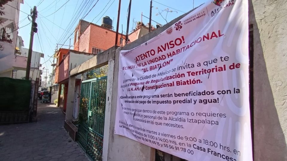 'Han venido políticos y nos prometen que nos van a regularizar', vecinos de Biatlón en Iztapalapa