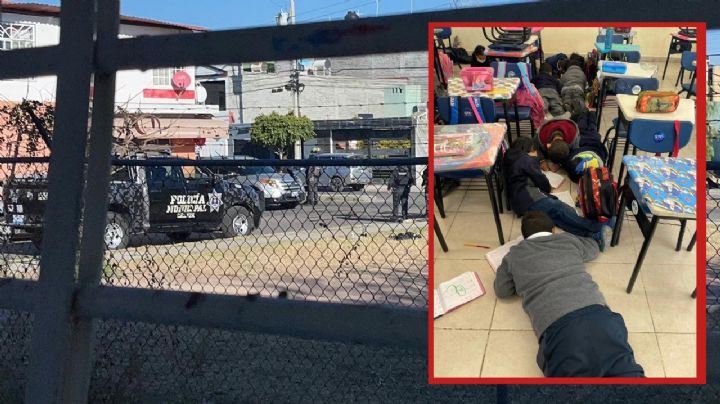 Balacera causa terror en escuela de Celaya