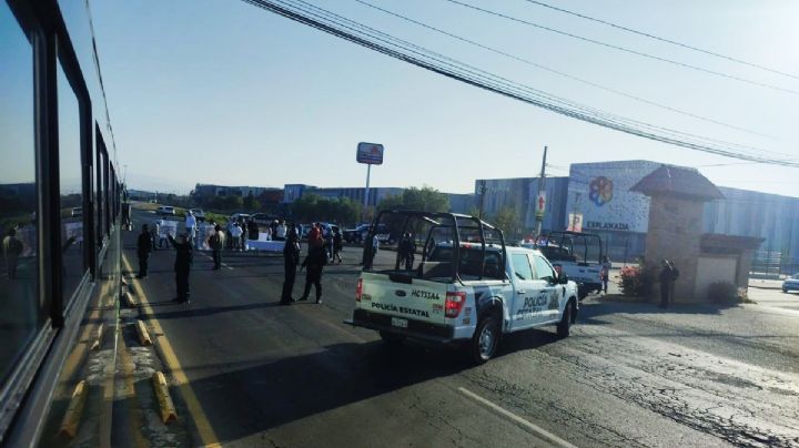 Tras bloquear la México-Pachuca, vecinos de fraccionamientos del sur reabren circulación