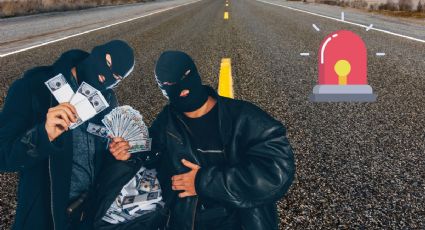Asalto armado en carretera de Hidalgo, bloquean con un tráiler y se llevan 800,000 pesos