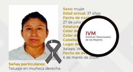 Después de 2 días asesinada, Instituto Veracruzano de las Mujeres pide ayuda para buscar a Magda Cruz