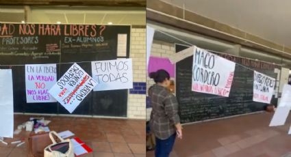 Ibero Puebla: Estudiantes instalan tendedero y exhiben a profesores y compañeros por agresiones