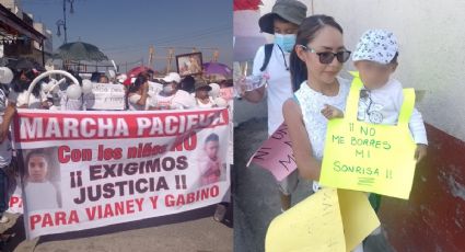 “Justicia para Vianey y Gabino” exigieron familiares en marcha por doble infanticidio