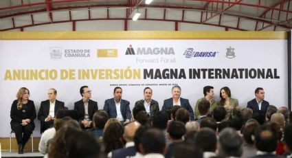 Coahuila anuncia nueva inversión de Magna