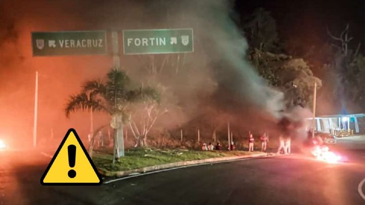 Estos son los bloqueos en Huatusco y Totutla por manifestantes hoy jueves 14 de marzo