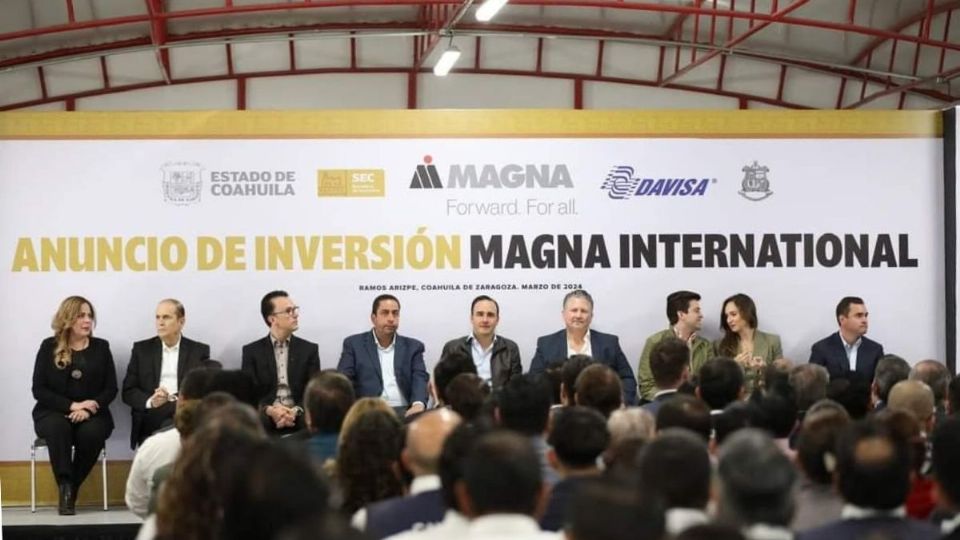 Coahuila anuncia nueva inversión de Magna