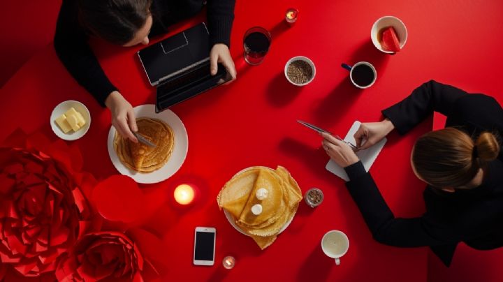 ¡Quién viviera en España! Allá el desayuno Godínez es trabajo