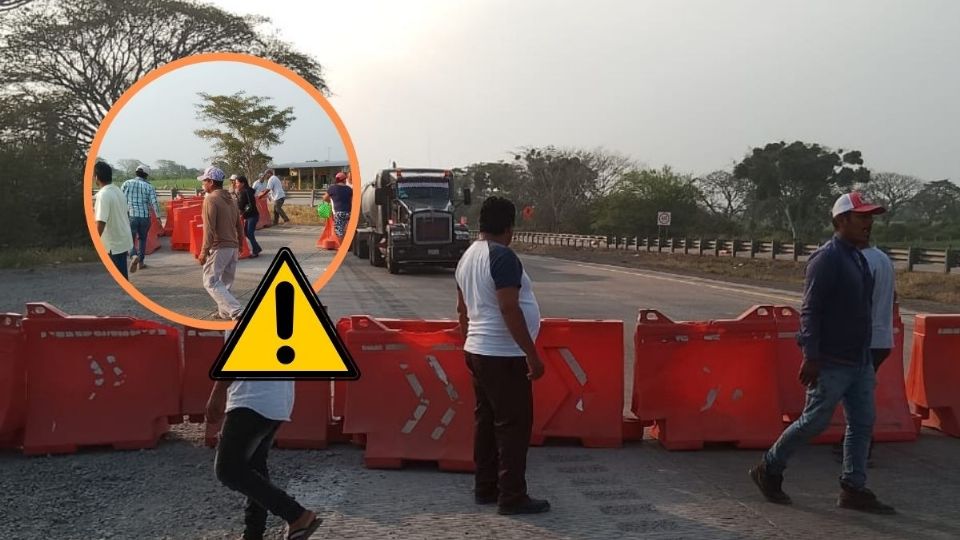Autopista Córdoba - Veracruz Tráfico lento tras bloqueo carretero
