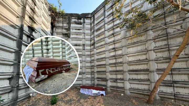 ¿Qué hacía un ataúd en el distribuidor vial de JB Lobos de Veracruz?