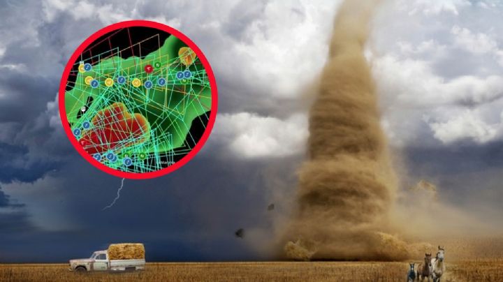 Alerta Protección Civil de un posible tornado en Nuevo León y Coahuila