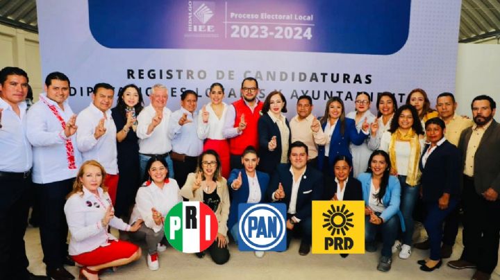 PAN, PRI y PRD registran candidaturas a diputados y diputadas locales