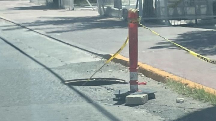 Día 18: nadie arregla el hoyo en el bulevar Adolfo López Mateos