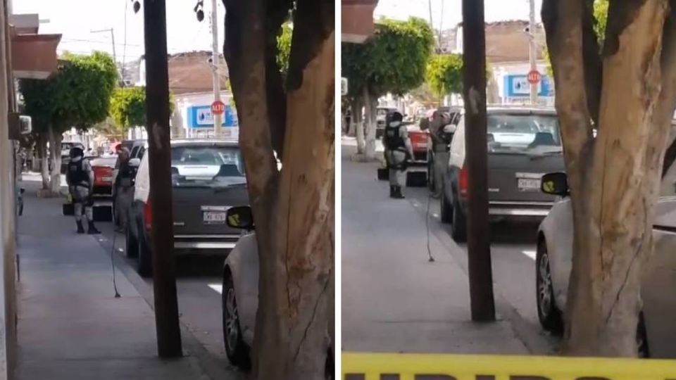 La menor que iba en el auto resultó ilesa en el ataque.
