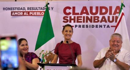 Desde Coatza, Claudia Sheinbaum promete 2 obras carreteras para Veracruz