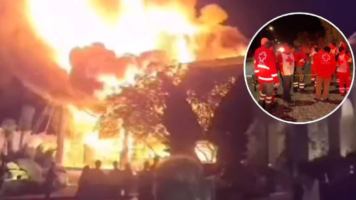 Se incendia salón de fiestas durante una boda en San Miguel de Allende