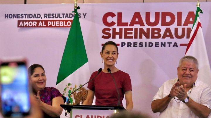 Desde Coatza, Claudia Sheinbaum promete 2 obras carreteras para Veracruz