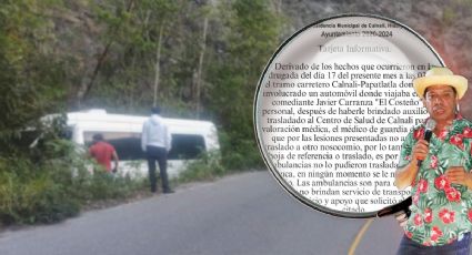 Calnali responde al Costeño: fue prepotente y quería ambulancia de transporte privado