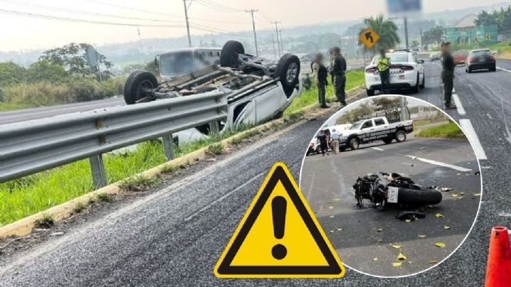 "Puente" del 18 de marzo deja accidentes en la carretera Xalapa - Veracruz