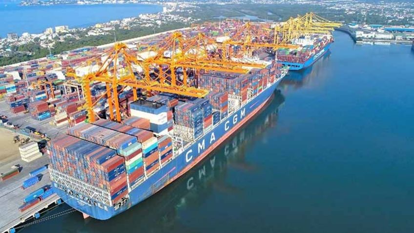 Normalizan operaciones en puerto de Manzanillo tras bloqueos