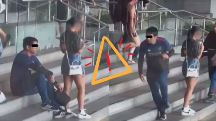 Alertan por acosador en Plaza Andamar de Boca del Río (+VIDEO)