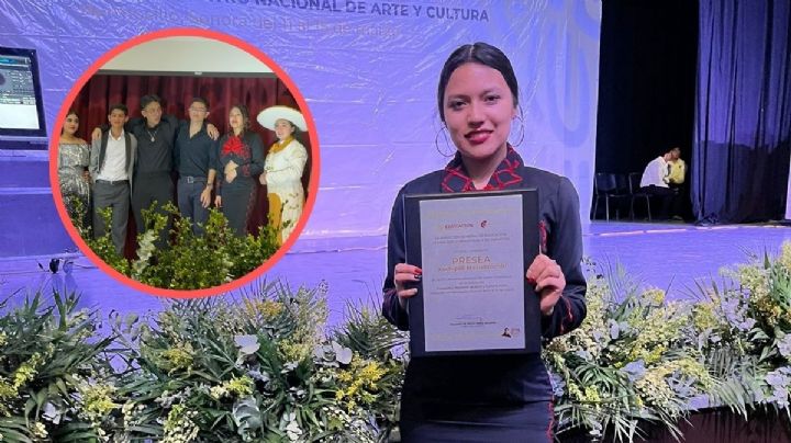 Eli, aluma del Cetis 134 de Banderilla, gana competencia nacional de canto del DGTI