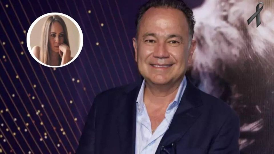 Pareja de Nicandro Díaz se despide del famoso productor de televisión.