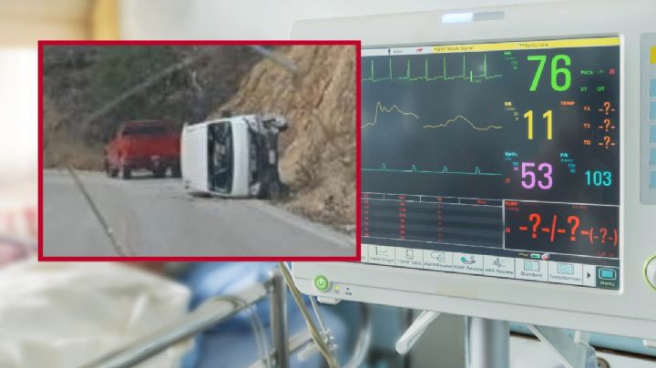 Volcadura de combi deja 6 lesionados en carretera de Hidalgo