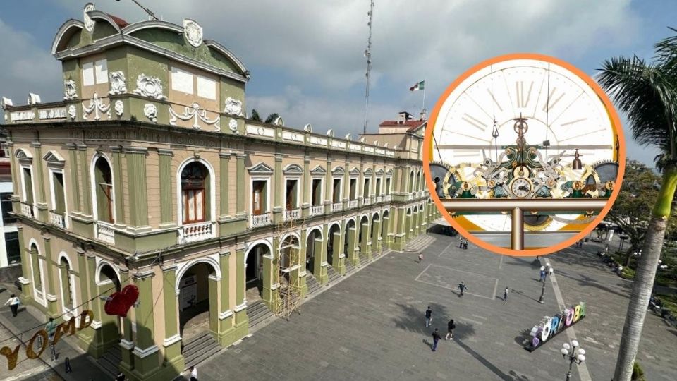 Esta es la historia del reloj de 120 años que decora el palacio de Córdoba, Veracruz