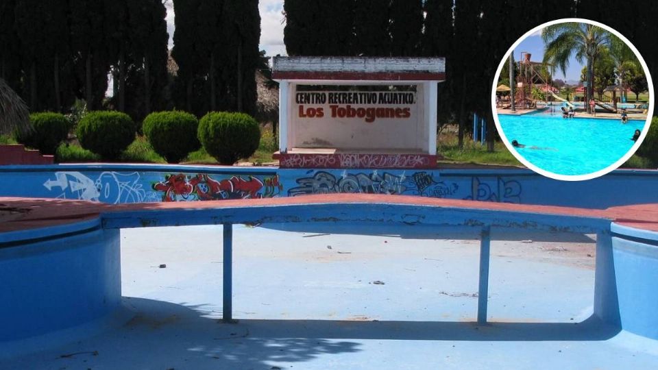 El balneario El Trébol o Los Toboganes, ahora es la estación de transferencia de Timoteo Lozano