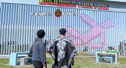 Javier quiere “borrar” el muro fronterizo con arte urbano, esta es su historia