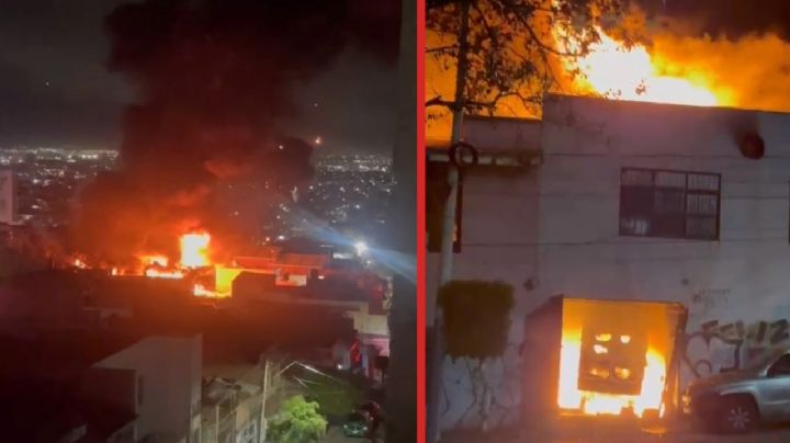 Arde bodega de pegamento: pérdidas millonarias y un herido grave