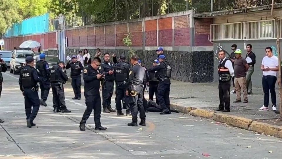 Se desata balacera en calles de la colonia Roma; hay una persona herida