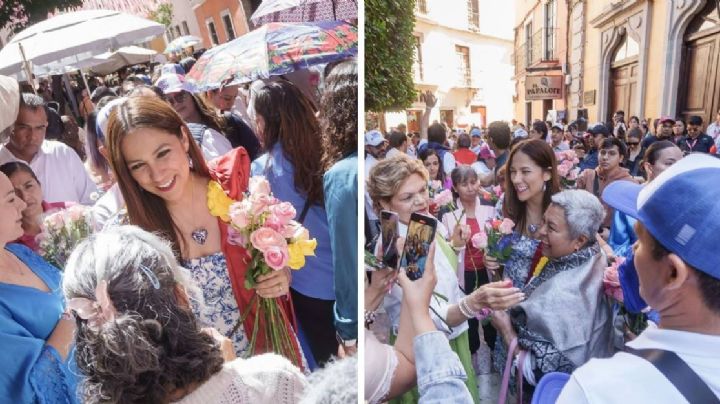 Libia recibe flores de guanajuatenses en la capital del estado