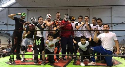 Luchadores darán función benéfica para escuela municipal de Tulancingo