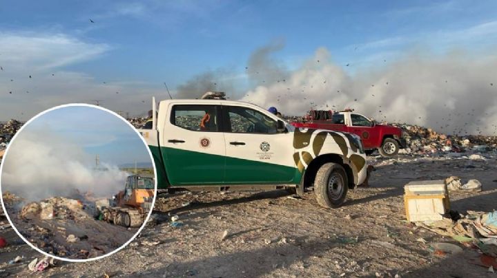 Batería de celular provocó incendio en relleno sanitario de Celaya