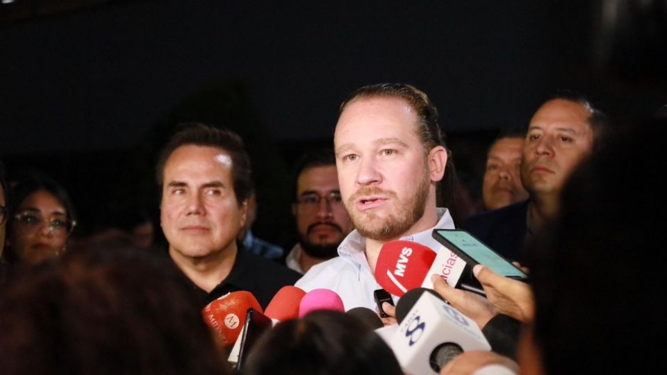 El candidato de la coalición Va X la Ciudad de México, Santiago Taboada