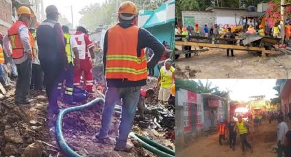 Tragedia en Oaxaca: Trabajadores quedan sepultados cuando trabajaban en drenaje