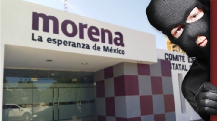 Presuntos colombianos asaltan con violencia oficinas de Morena en Tula