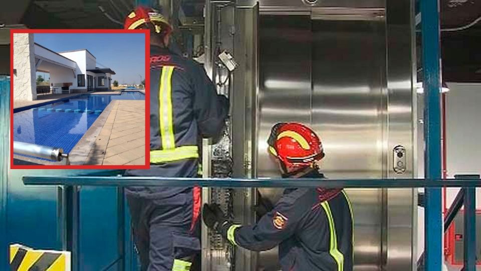 El niño había ido a la alberca del fraccionamiento poco antes de sufrir el accidente.