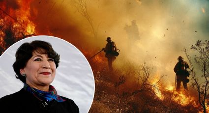 Este es el plan de Delfina Gómez para combatir los incendios forestales en Edomex