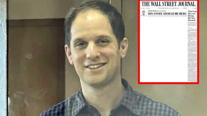 Evan Gershkovich ¿por qué el Wall Street Journal dejó su primera plana en blanco?